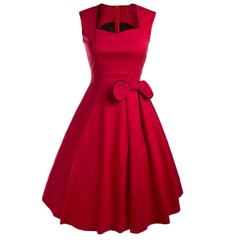 Huge Discounts Women's Summer Evening Vintage Dress