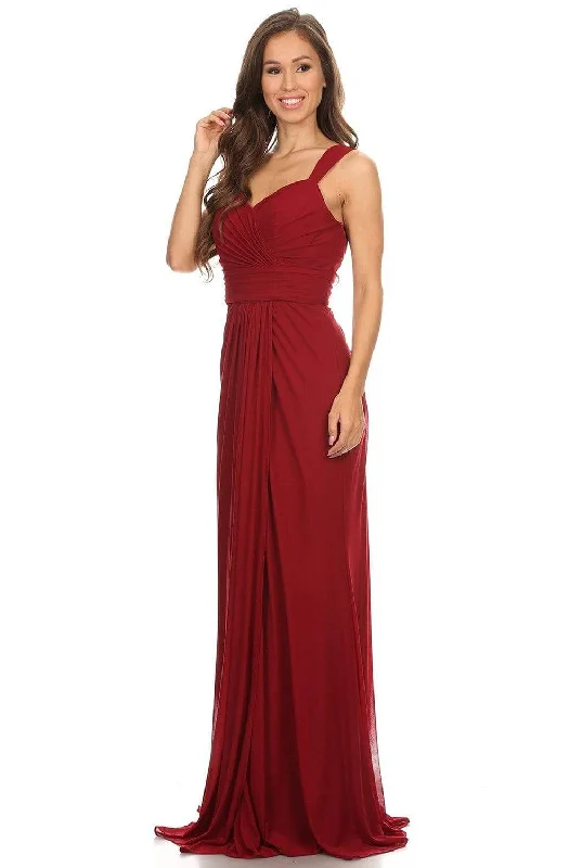 Extra Savings Eureka Fashion - 3440 Ruched Sweetheart Sleeveless Evening Gown
