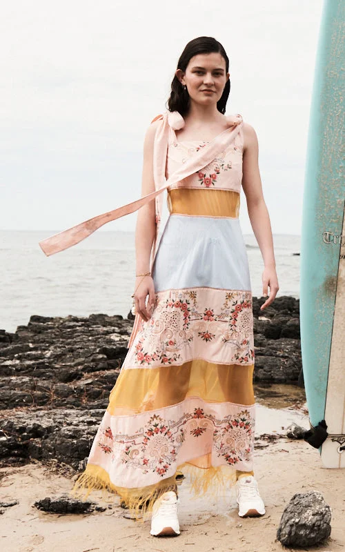 Exclusive Savings long term patchwork dress