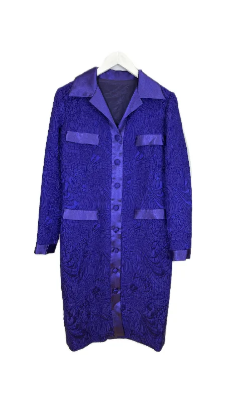 Quick Sale Quilted with embroidery robe dress