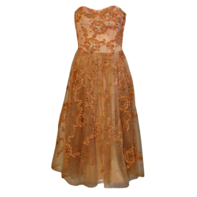 Price Meltdown CEIL CHAPMAN 1960s Vintage Cocktail Dress