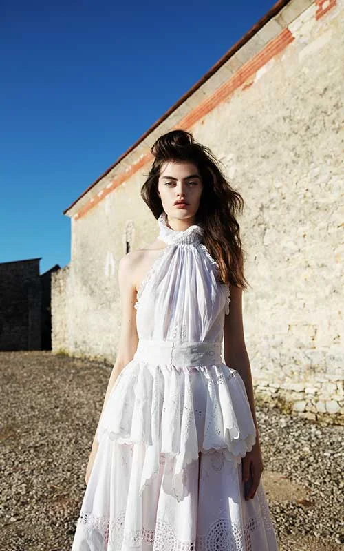 Exclusive Savings truth halter linen dress