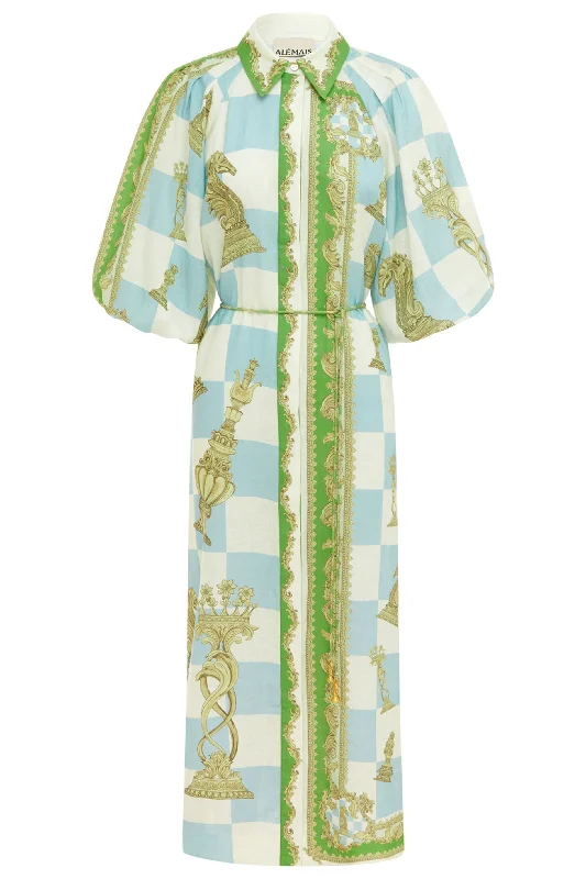 Season Finale Sale Alemais Checkmate Dress - Print