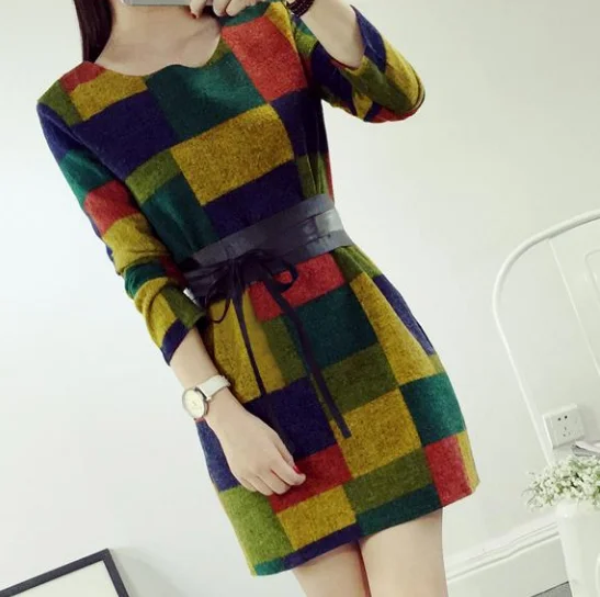 Quick Sale Casual Vintage Women's Autumn Dress