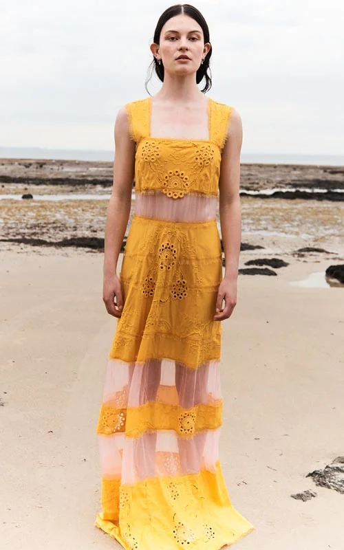 Deal Mania save the earth embroidery dress