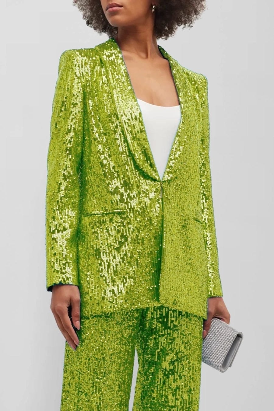 Instant Savings The Starling | Lime Sequin Blazer