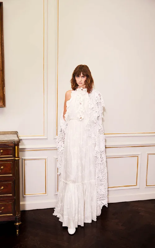 Exclusive Online Offer be part of the story floral embroidery silk dress