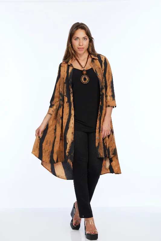 Value Deals Burnt Orange Women's Shirt Dress | LIOR