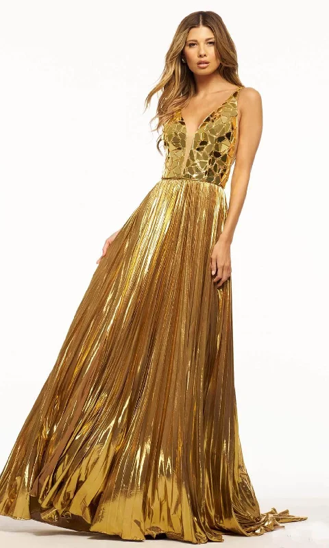 Limited Availability Sherri Hill 56029 - Sleeveless Cut Glass Gown