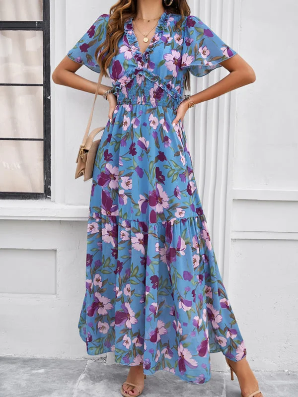 Lavender/Blue Floral