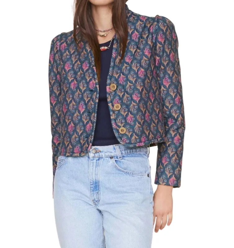 Special Savings Ani Quilted Jacket In Navy Posey