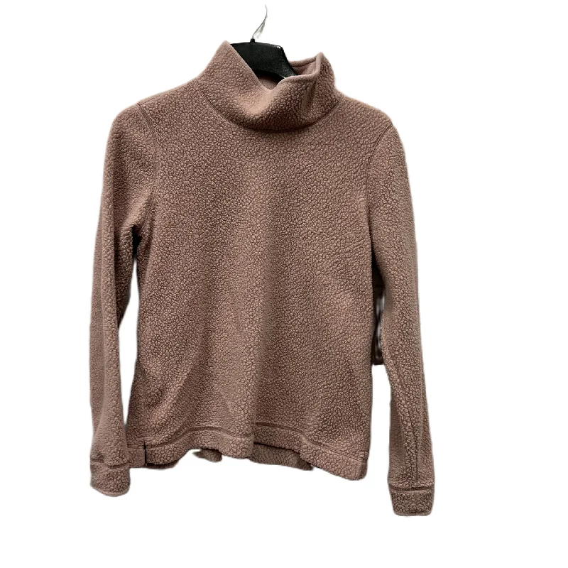 Major Savings Athletic Top Long Sleeve Collar By L.l. Bean In Pink, Size: S