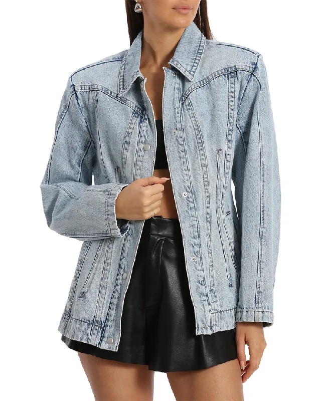 TIME-Limited Offer Avec Les Filles Oversized Corset Seam Jacket