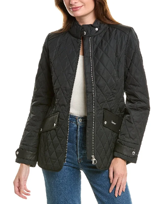 Sale Event Barbour Cavalry Leather-Trim Quilted Jacket
