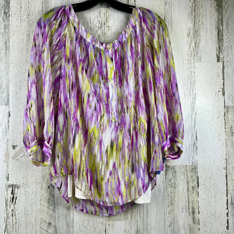Daily Deals Blouse Long Sleeve By In Studio  Size: L