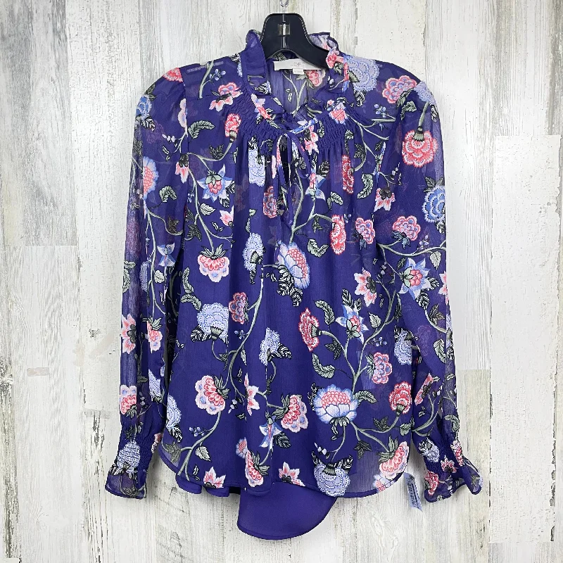 Price Break Blouse Long Sleeve By Loft  Size: S