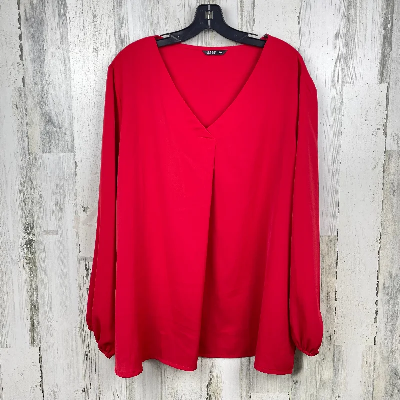 Daily Deals Blouse Long Sleeve By Shein  Size: 2x