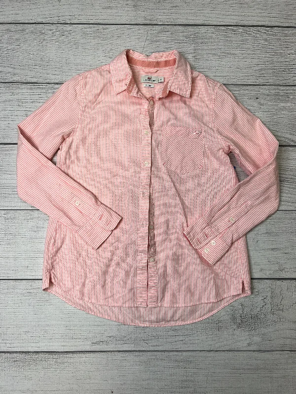 Overstock Sale Blouse Long Sleeve By Vineyard Vines  Size: Xs