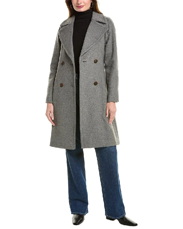 Huge Discounts Brooks Brothers Wool-Blend Coat