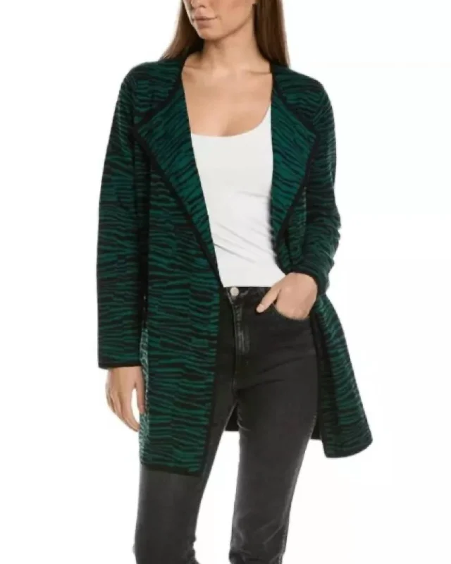 Limited Edition Combed Jacket In Spruce Green,black