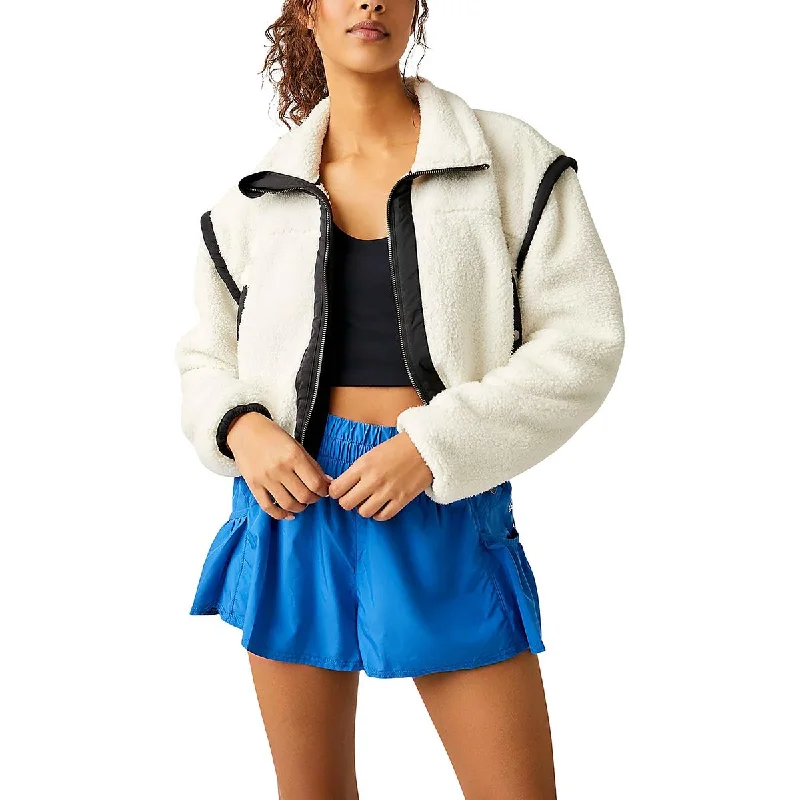 Deal Dash Courtside Womens Fleece Lightweight Fleece Jacket