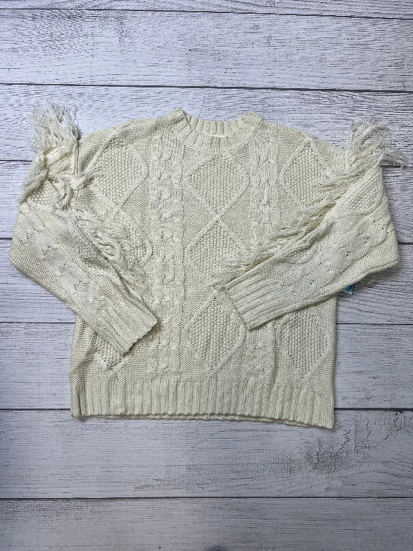 Members Only Cream Sweater La Miel, Size M