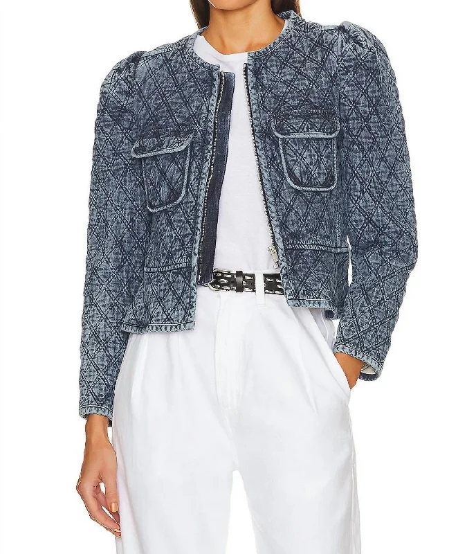 Price Buster Deliona Jacket In Light Blue