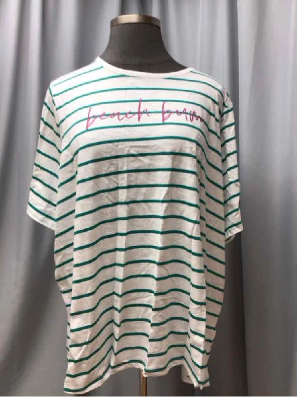Online Only DENIM & CO SIZE 5 X Ladies TOP