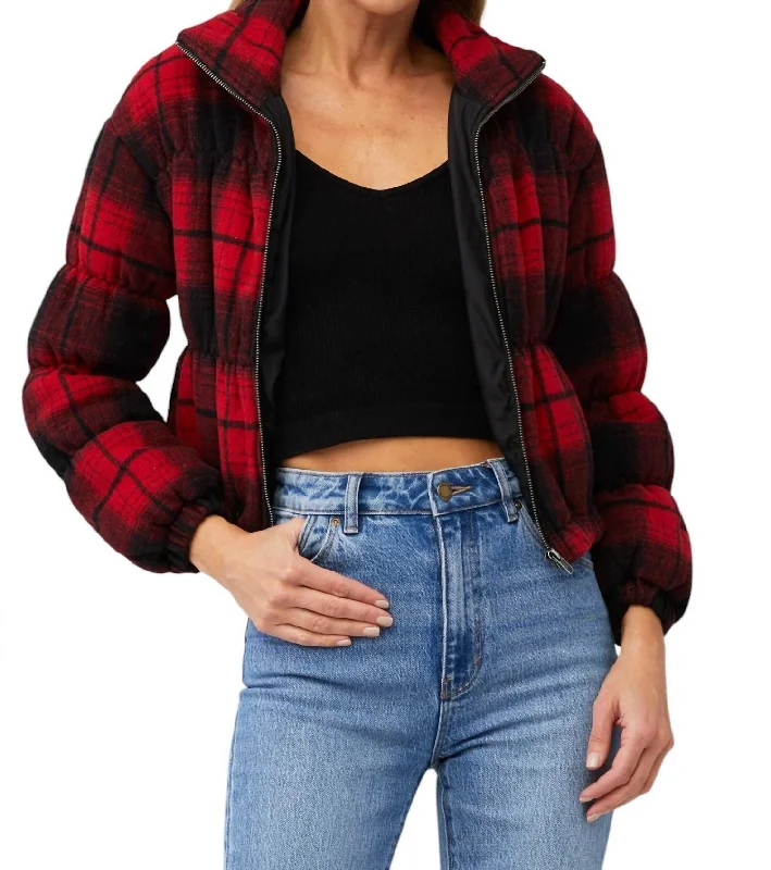 Price Fest Everlong Jacket In True Red