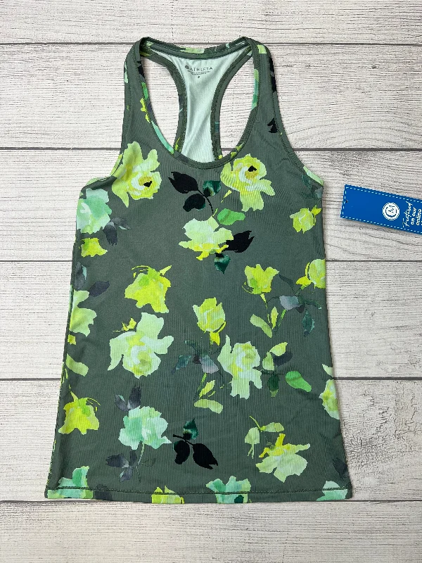 Take Advantage Green Athletic Tank Top Athleta, Size S