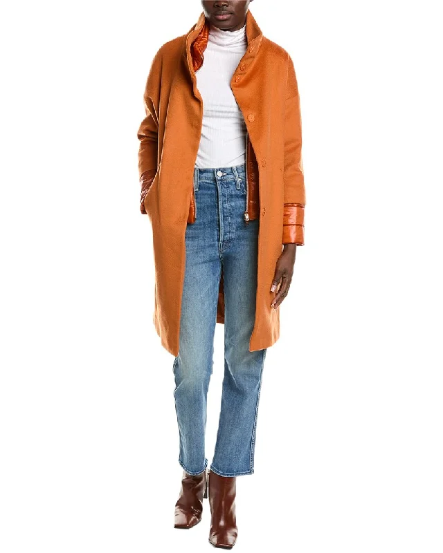 Warehouse Sale Herno 2-In-1 Wool-Blend Down Coat
