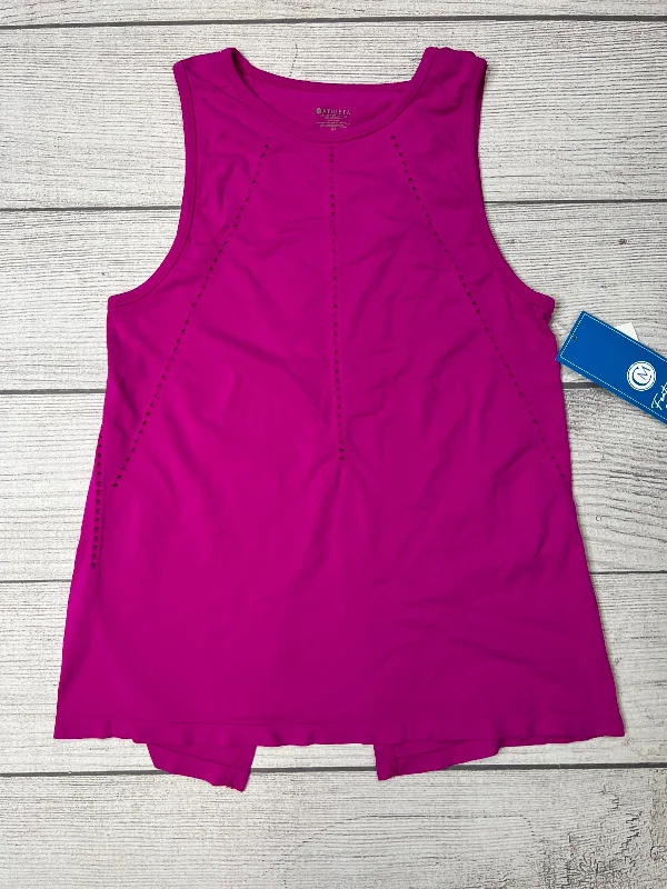Overstock Hot Pink Athletic Tank Top Athleta, Size Xs