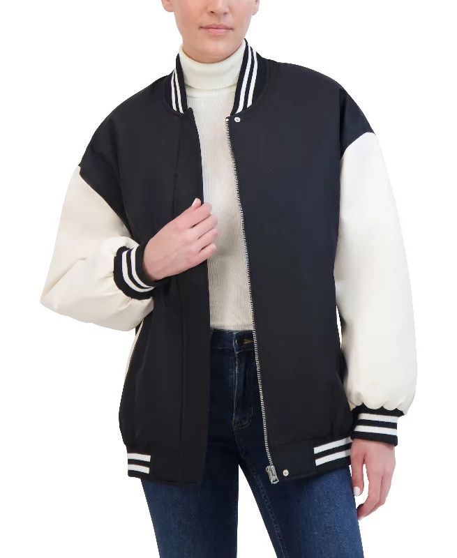 Epic Deals Hudson Jeans Women's Oversized Varsity Jacket