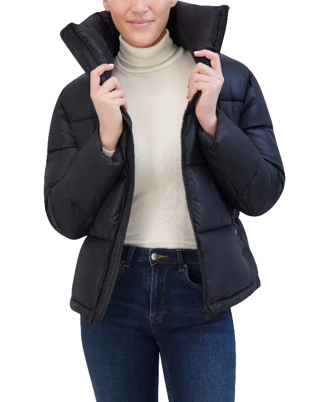 Extra Savings Hudson Jeans Women's Tall Collar Puffer Jacket