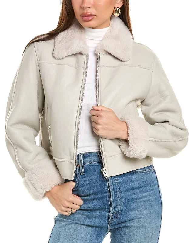 Blowout Deals IRO Miram Shearling Jacket