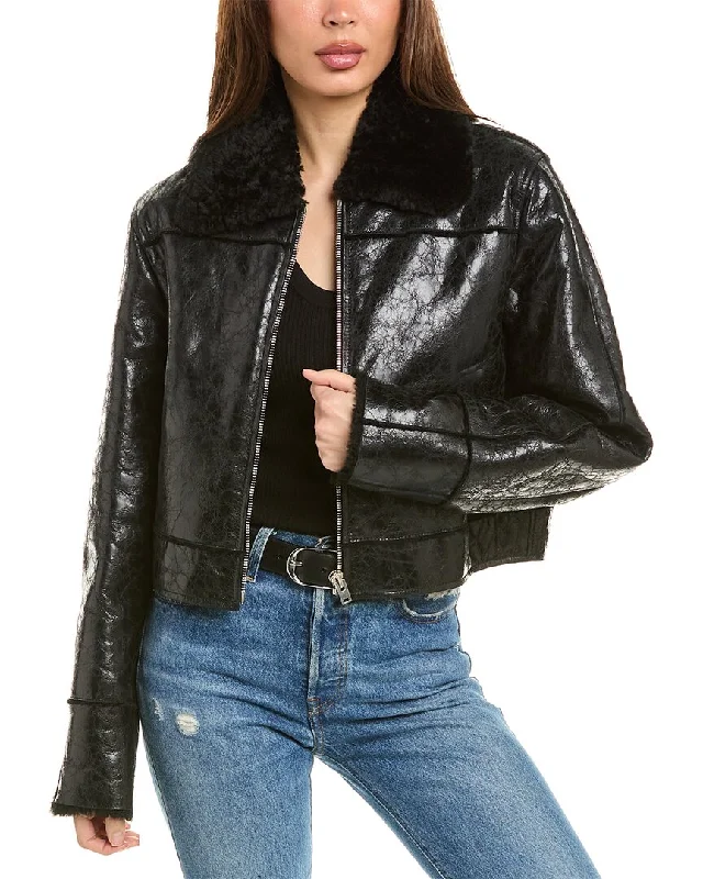Reduced Prices IRO Miram Shearling Jacket
