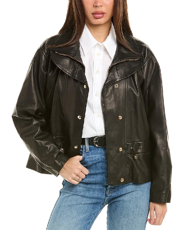 Best Bargains IRO Serian Leather Jacket