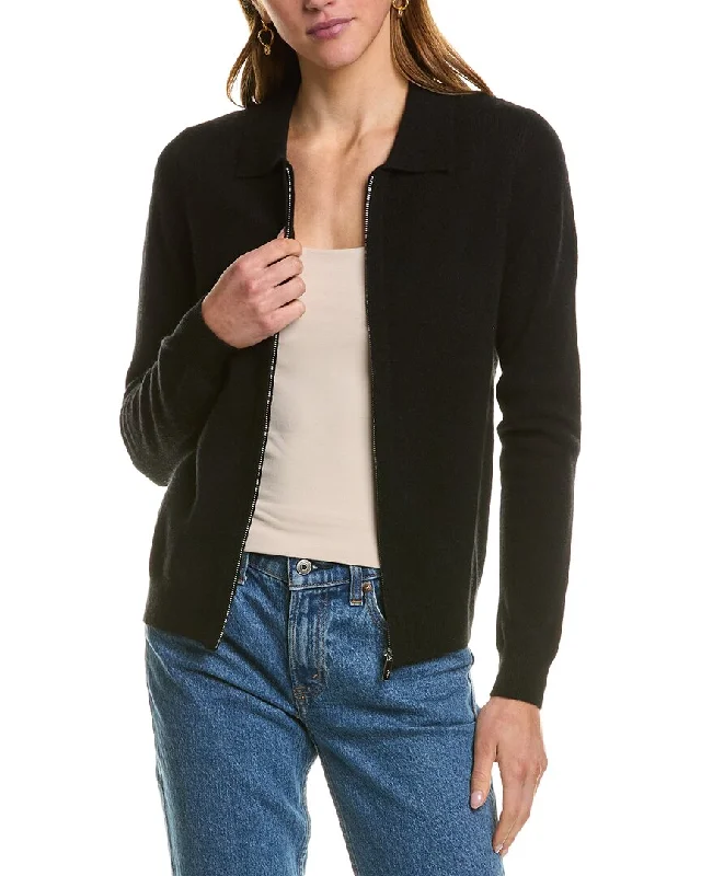 The Best Prices Kier + J Zip Cashmere Bomber Sweater