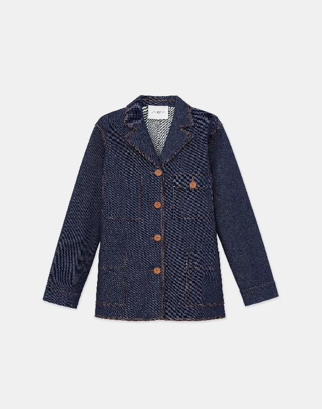 Savings Event L148 Denim A-Line Chore Jacket