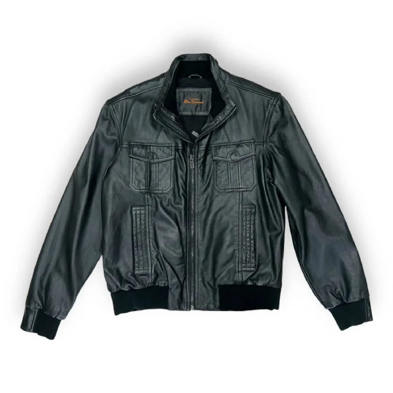 Deal of the Day Men's Leather Jacket In Black