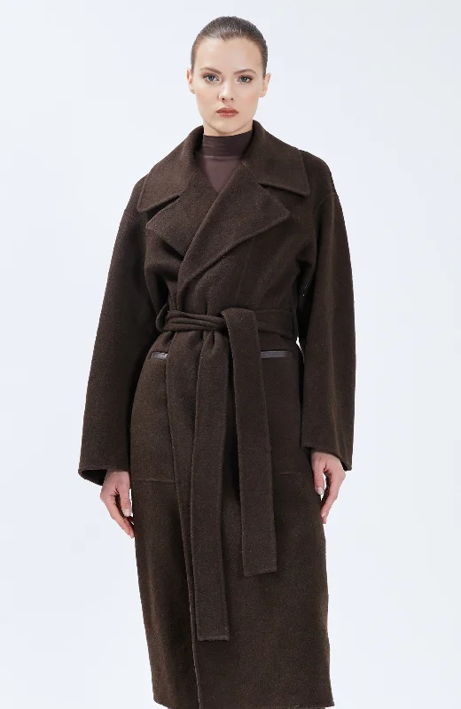 Nicole Benisti Womens Iris Wrap Coat