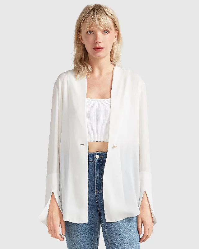 Act Fast Sheer Genius Lightweight Blazer
