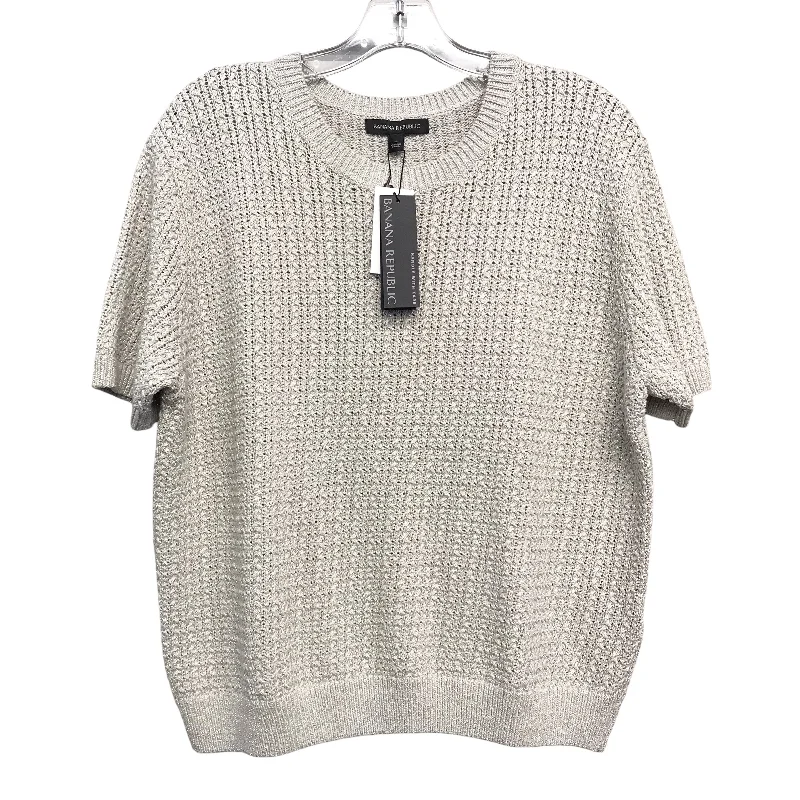 Savings Bonanza Sweater By Banana Republic In Grey, Size:L