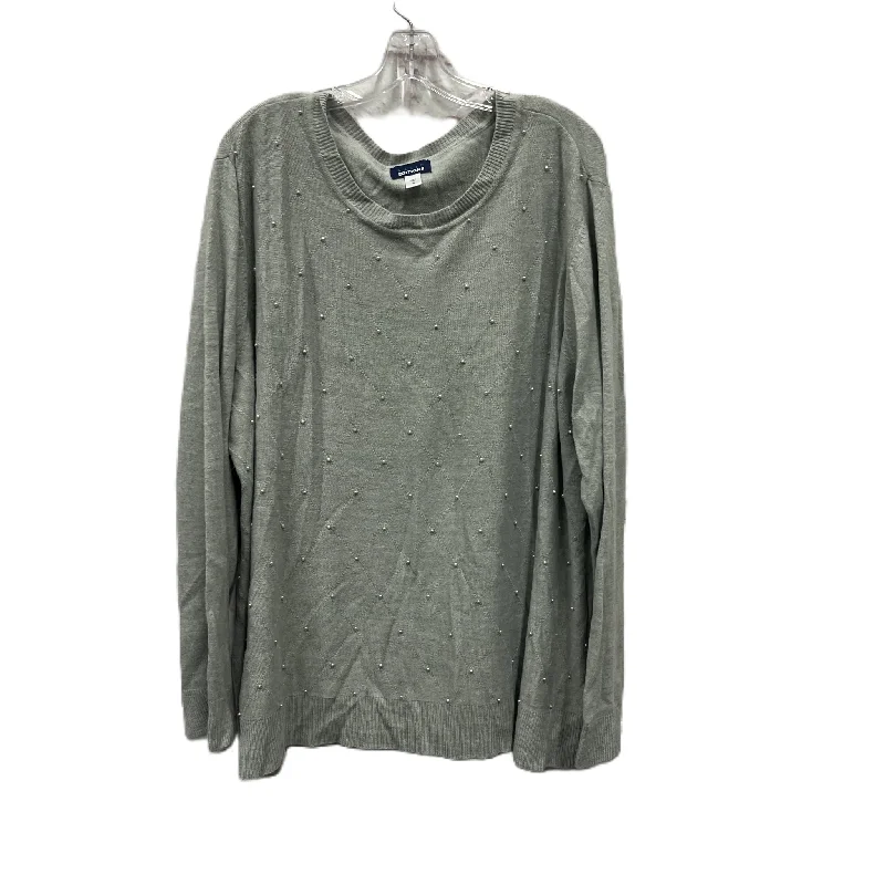Savings Alert Sweater By Basic Editions In Grey, Size: 3x