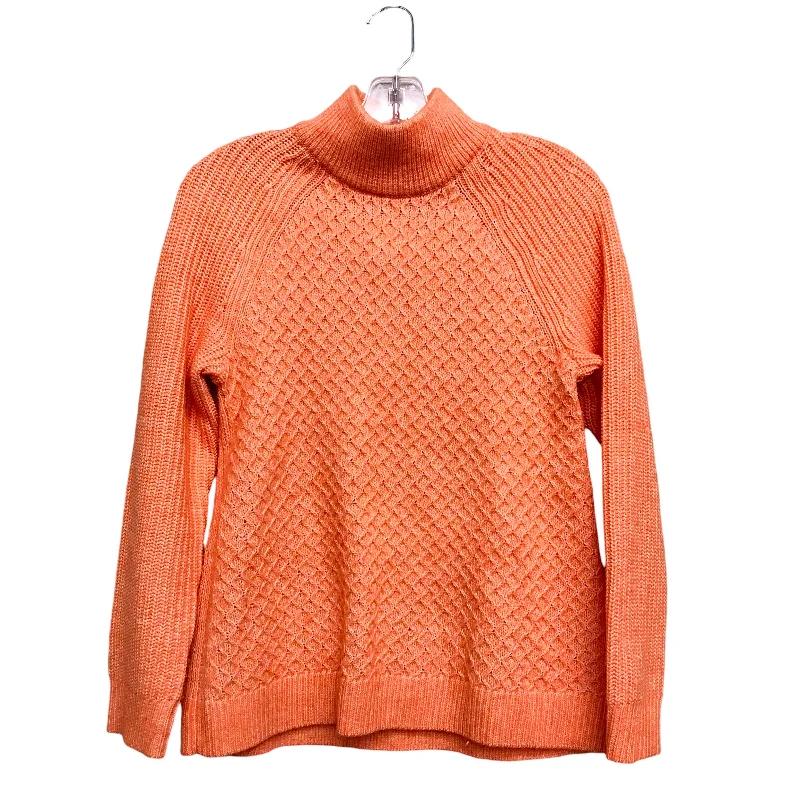 Mega Deal Sweater By Talbots In Orange, Size:Mp