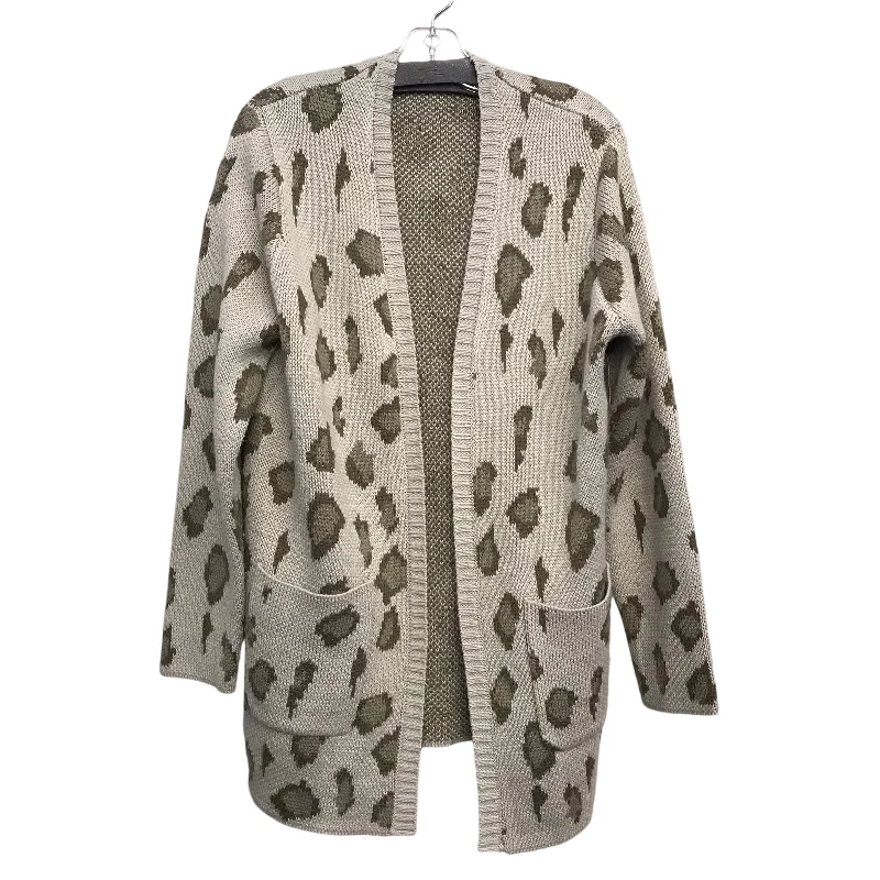 Bargain Bin Sweater Cardigan By Mason & Belle In Brown, Size:M