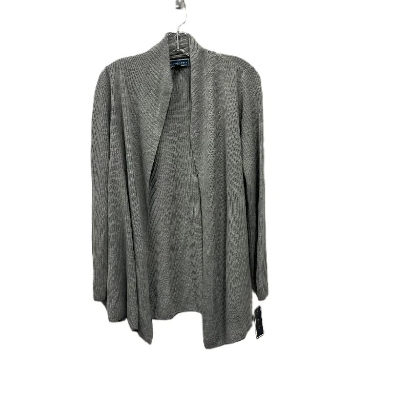 Price Drop Alert Sweater Cardigan By Karen Scott In Grey, Size: S