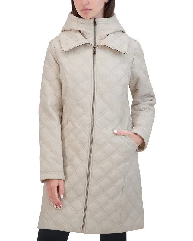 Super Deal Tahari Taffeta Coat