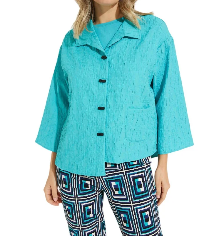Bargain Prices Textured Lightweight Jacket In Palm Springs
