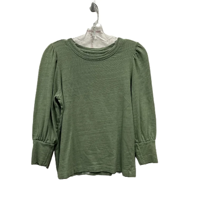Savings Event Top Long Sleeve By Loft In Green, Size: S